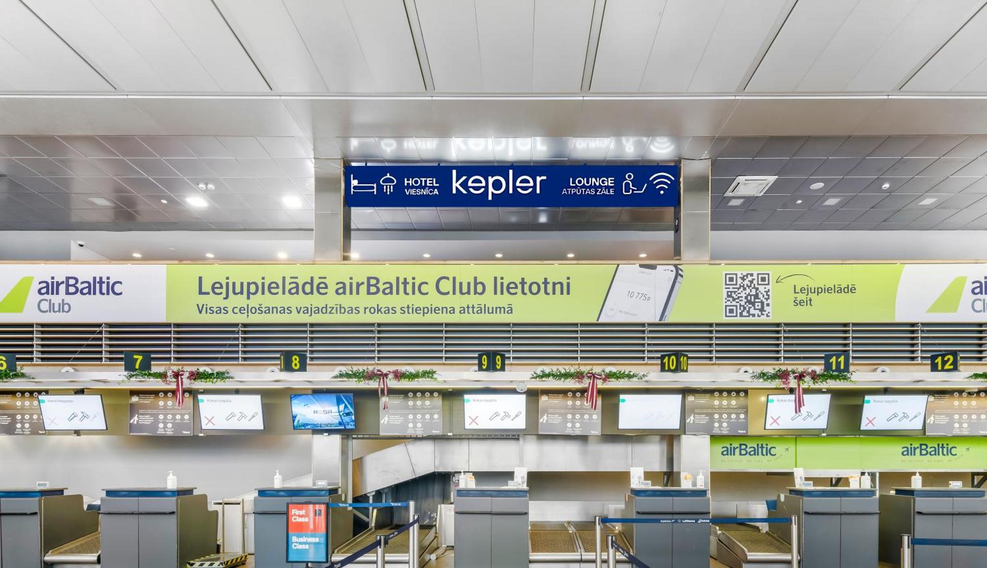 Kepler Club Riga Airport Hotel - Landside Public Area Ieki Экстерьер фото